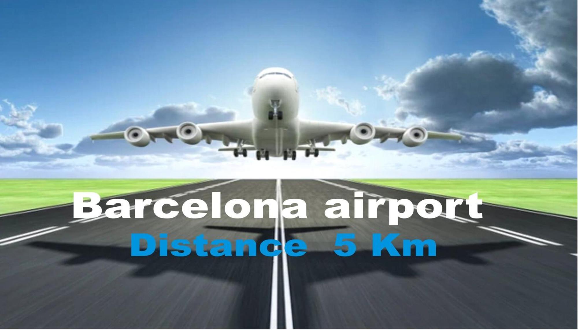 Atico Terraza, Airport-Bcn, Puerto-Cruceros Aparthotel Viladecáns Kültér fotó